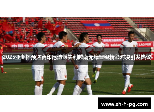 2025亚洲杯预选赛印尼遗憾失利越南无缘晋级精彩对决引发热议